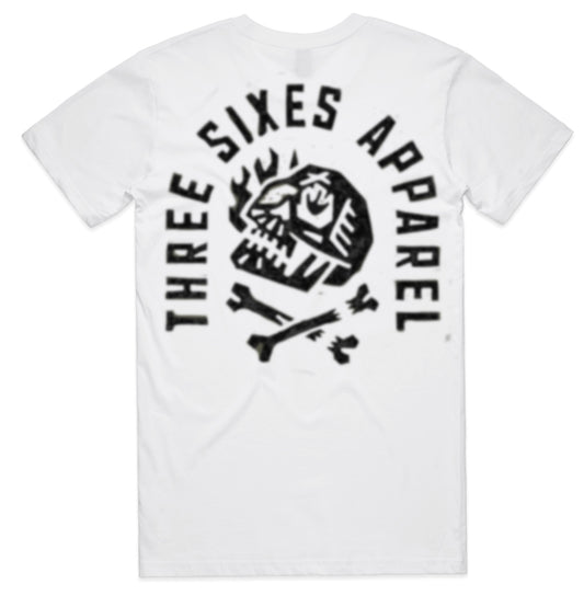 Skull And Cross Bones T-Shirt White