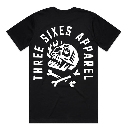 Skull And Cross Bones T-Shirt Black