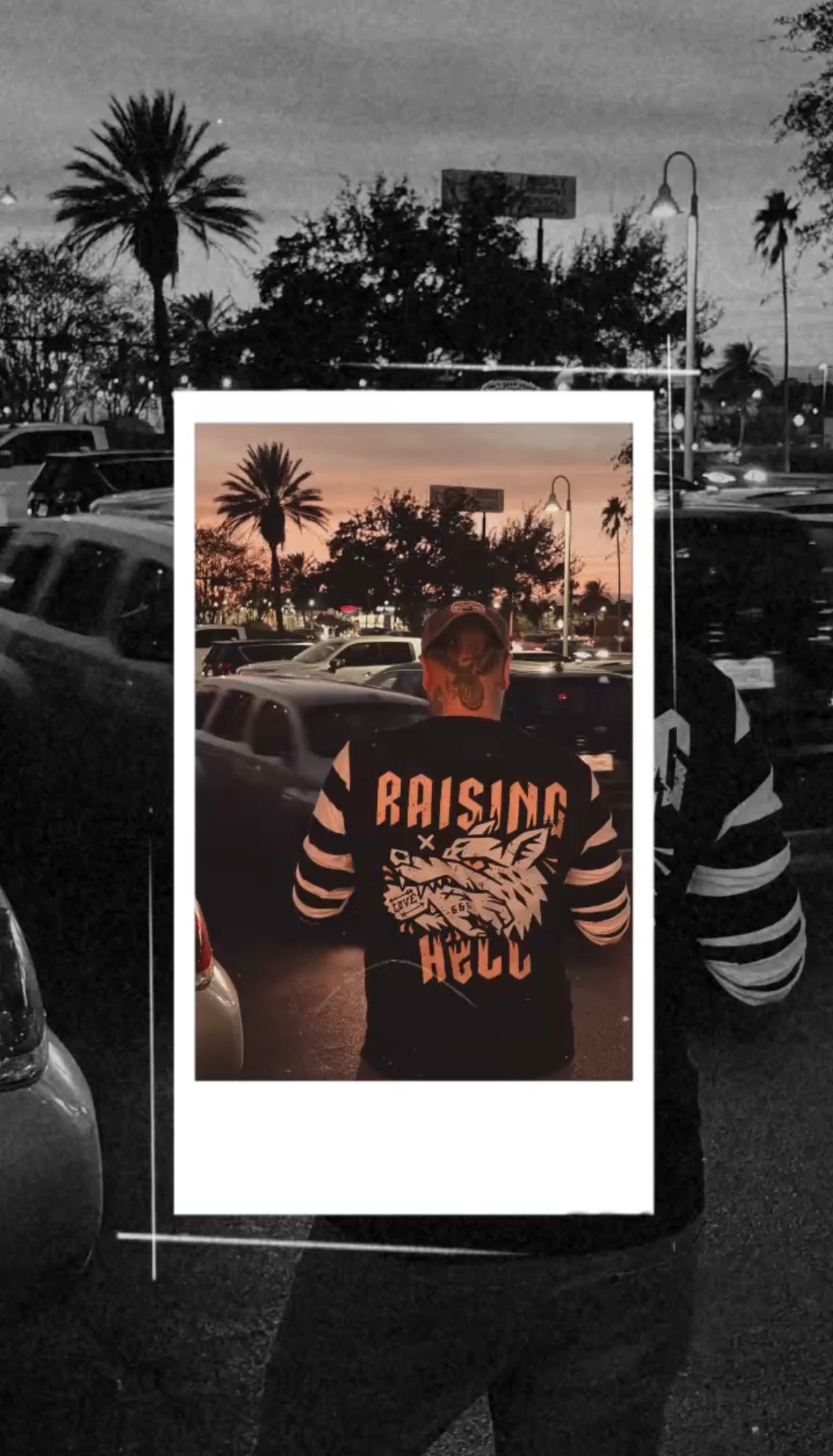 Raising Hell  long sleeve  shirt